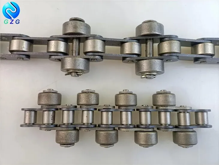 Konveijera ķēde ar ārējo rullīti